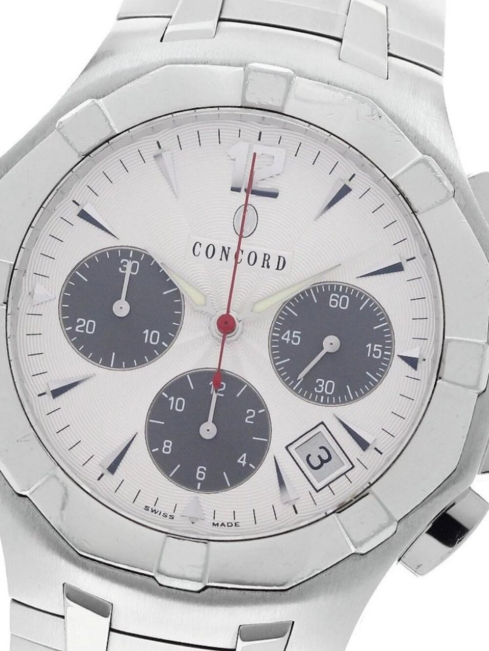 Concord Saratoga 10.H7.1892 WG bezel chronograph Automatic Men's Watch_958120